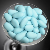 1kg Box of Smeraldina Sugared Almonds Whole Almond Blue