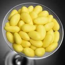 1kg Box of Smeraldina Sugared Almonds Whole Almond Yellow
