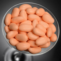 1kg Box of Smeraldina Sugared Almonds Whole Almond Peach
