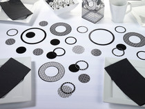 Circle Confetti - Black