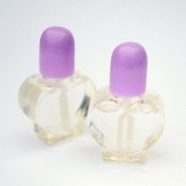 24 x Lilac Heart Bubbles