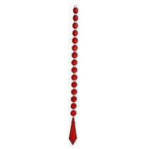 50cm Red Acrylic Ensiform Prism Garland