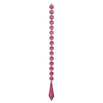 50cm Cerise Acrylic Ensiform Prism Garland