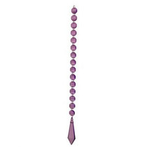 50cm Purple Acrylic Ensiform Prism Garland