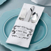 True Love Silverware Holders Set of 4