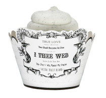 Set of 12 True Love Cupcake Wraps