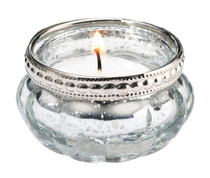 Set of 4 Silver Tealight Cups