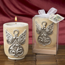 Large Angel Design Tealight Candle Holder From White Dream