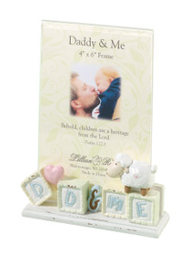 Little Lamb Dad And Me 4x6 Frame