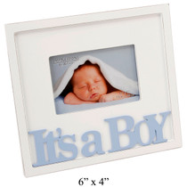 Juliana MDF Baby Frame With Cutout Word It's A Boy 6x4