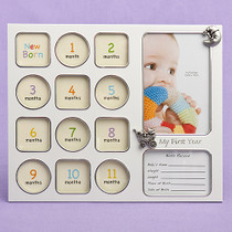 My First Year Baby Photo Collage Frame