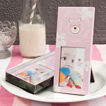Metal Frame 2x3 Pink Bear Design