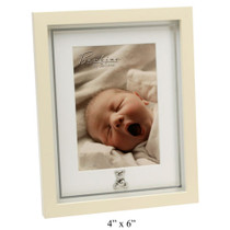 Bambino By Juliana MDF Picture Frame Mirror Print Teddy Icon 5x7