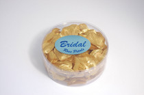 Satin Rose Petals Metallic Gold