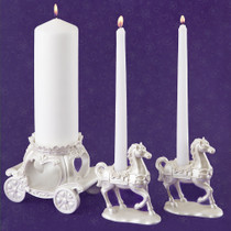 Elegant Fairytale Unity Candle Holder Set From White Dream