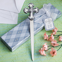 Cross Design Letter Favours