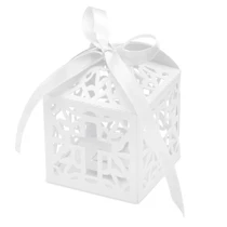 Pack of 10 Favour Box Laser Cross