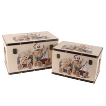 Juliana Luggage Set 2 Boxes Teddy Bears