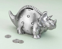 Dinosaur Pewter Bank