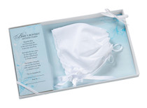 Baby Bonnet Wedding Hankie White