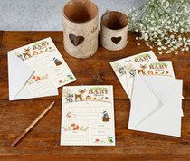 Woodland Baby Shower invitations Set of 8