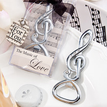 Musical Note Bottle Opener Favours