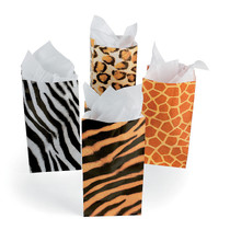 12 x Animal Print Bags