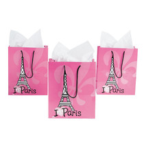 12 x Medium Perfectly Paris Gift Bags