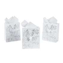 12 x Paper Medium Glitter Gift Bags