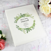 Personalised Fresh Botanical Traditional Album
