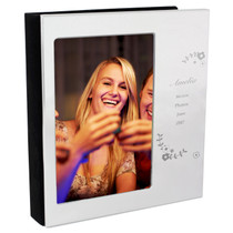 Personalised Vintage Floral Photo Frame Album 6x4