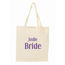 Personalised Bride Cotton Bag