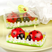 Ladybug Shaped Wax Candles