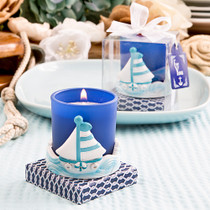 Sail Boat Votive Candle Holder