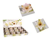 White Water Lily Floating Candle