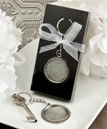 Perfectly Plain Collection Pewter Metal Key chains