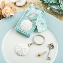Sand Dollar Beach Themed Key Chain