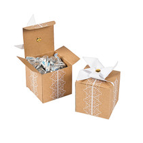 12 x Cardboard Pinwheel Favour Boxes