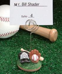 Baseball Themed Place Card Holders