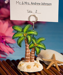 Ocean Breezes Collection Palm Tree Place Card Holders
