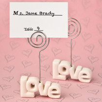 Love Theme Place Card Holder From White Dream