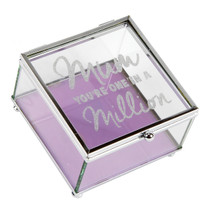 Lasting Memories' Glass Trinket Box Mum in A Million