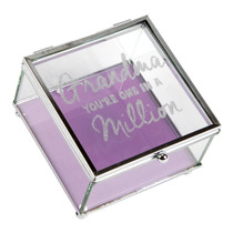 Lasting Memories' Glass Trinket Box Grandma in A Million