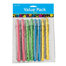 Pack of 8 Plastic Pill Puzzle Pens