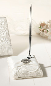 Vintage Lace Pen Set Cream