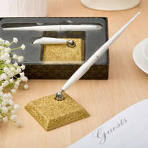 Golden Elegance Collection Pen Set From White Dream