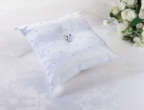 Pearl Ring Pillow White
