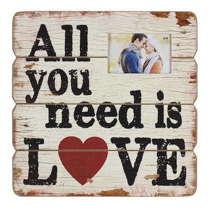 Juliana Home Living MDF Plaque All You Need is Love