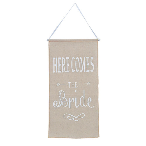 Here Comes the Bride Banner