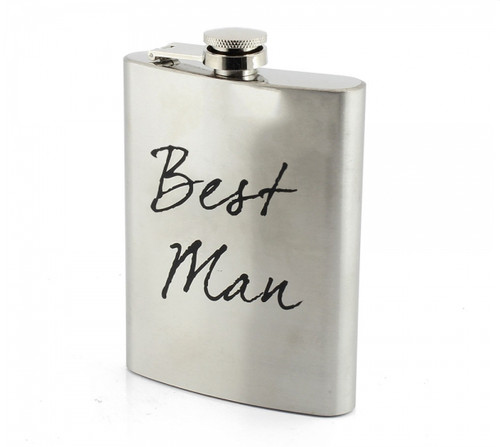 Stainless Steel Hip Flask Best Man